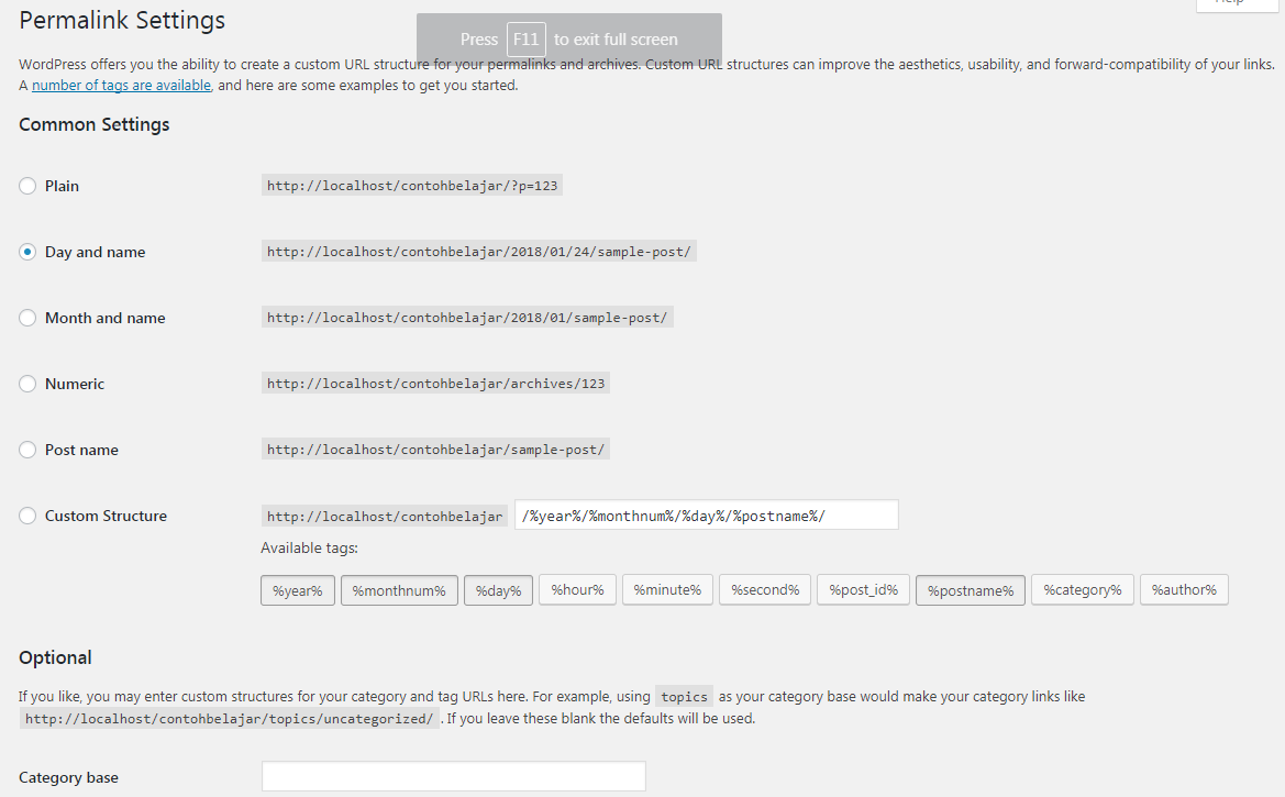 Cara Melakukan Konfigurasi Awal Pada Settingan WordPress ...